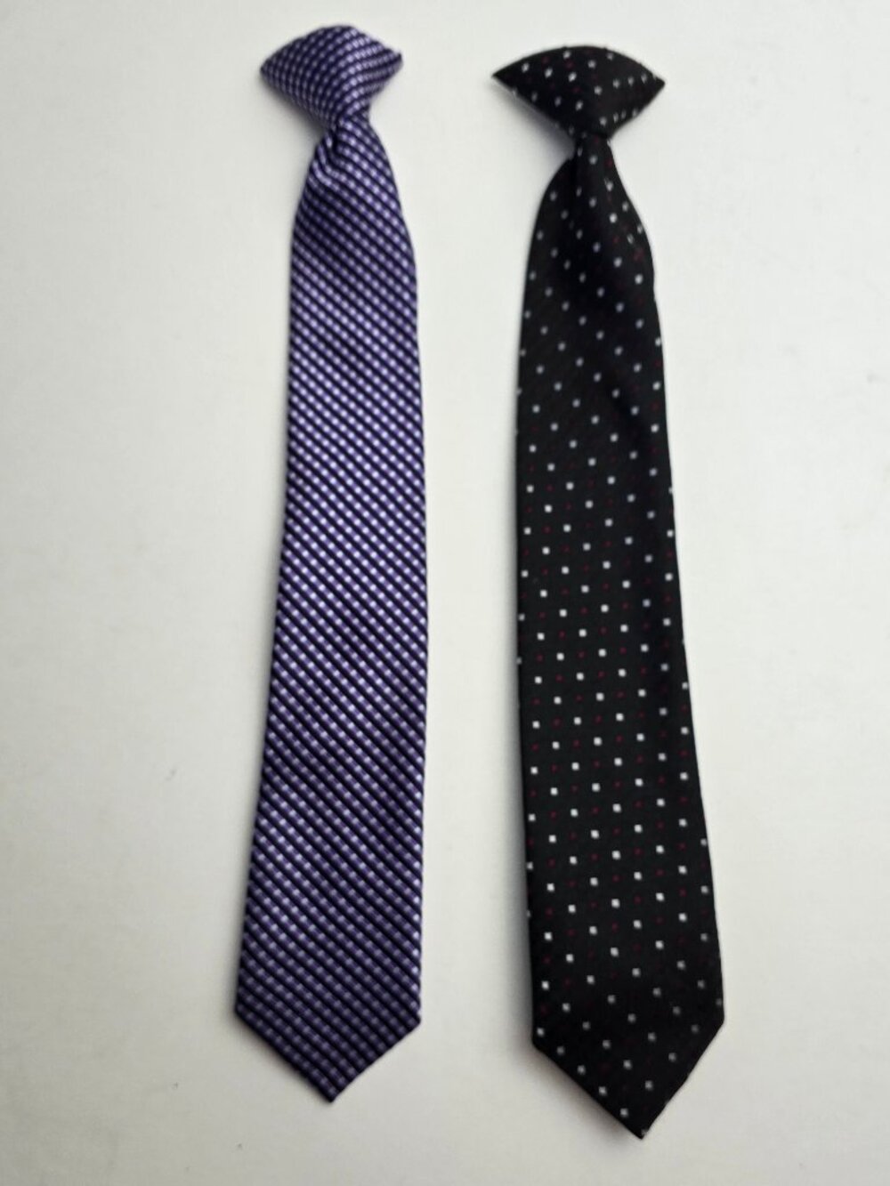 Boys Clip-On Ties - Bill Blass Essentials & George brand